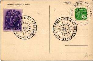 J. Jelínek hrdina bojov u Novych Zámkov za bolsevického vpádu v r. 1919. / Jirí Jelínek, hero of the...