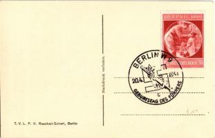 Adolf Hitler. NSDAP German Nazi Party propaganda. T.V.L.P.K. Rascheit-Scherl + "Geburtstag des ...