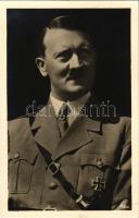 Adolf Hitler. NSDAP German Nazi Party propaganda. Dr. T. V. Lpz. Foto Grimm, Nürnberg + Geburtstag des Führers Berlin 1941. 04. 20. So. Stpl.