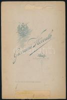 cca 1900 August Czullik (1847-?) a Liechtensteini Hercegség udvari kertjeinek igazgatója, az oroszvá...