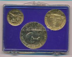 Amerikai Egyesült Államok 1976. 1/4$ Cu-Ni "Washington" + 1/2$ Cu-Ni "Kennedy" +...