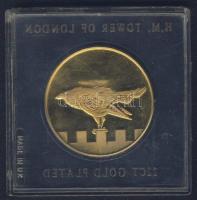 Nagy-Britannia DN "The Tower of London" aranyozott emlékérem T:BU Eredeti plasztiktokban!