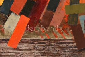 Haraszty István (1934-2022): Sziporkák, 2006. Akril, farost, jelzett a hátoldalán, keretben, 80×60 c...