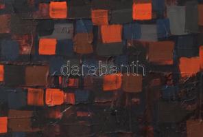 Haraszty István (1934-2022): Gyarmathy Tihamér emlékére, 2006. Akril, karton, jelezve balra lent, há...