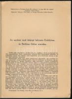Rugonfalvi Kiss István, Dr.: Az egyházi rend közjogi helyzete Erdélyben és Bethlen Gábor armalisa. D...