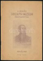 A ceglédi Kossuth Múzeum tárgymutatója. (Kézirat gyanánt). Cegléd, 1950, Kossuth Múzeum, 2 sztl. lev.+ 35+(1) p. Fekete-fehér fotókkal. Kiadói tűzött papírkötés, a hátsó borítón ceruzás firkákkal. Sárkány József ceglédi helytörténész, a Kossuth Múzeum alapítója által Kamjén István (1907-1976) József Attila-díjas író, országgyűlési képviselő részére DEDIKÁLT.