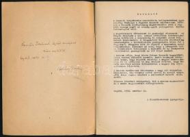 A ceglédi Kossuth Múzeum tárgymutatója. (Kézirat gyanánt). Cegléd, 1950, Kossuth Múzeum, 2 sztl. lev...