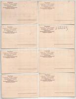 Venezia, Venice; - 12 db RÉGI litho művészlap / 12 pre-1945 litho art postcards