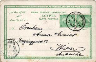 1903 Alexandria, Alexandrie; Rue Rosette / street view, folklore (EB)