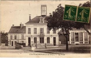 1917 Chateau-Renault, La Poste / post office (EK)