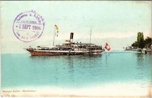 Bateau-Salon &quot;MONTREUX&quot; / salon steamship (EK)