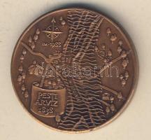 1988. "MÉE - Wesselényi Miklós - A nagy árvíz emlékére" Br emlékérem T:BU