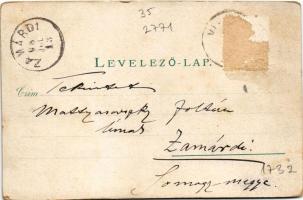 1898 (Vorläufer) Vihnye, Vihnyefürdő, Kúpele Vyhne; látkép, fürdőház, nyaraló. Joerges kiadása / gen...