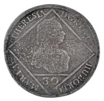 1750N-B 30kr Ag Mária Terézia Nagybánya (6,29g) T:F Hungary 1750N-B 30 Kreuzer Ag Maria Theresia Baia Mare (6,29g) C:F  Huszár: 1697., Unger: 1237.