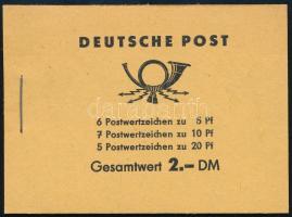 1960 Ötéves terv bélyegfüzet MH 3 b (Mi 577 A, 704 A X, 704 A X, 580 A)