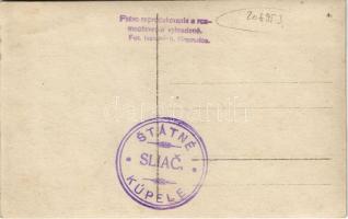 Szliács, Sliac; I. fürdő belső, 34 C fokos víz / spa interior. Fot. Ivanovich Kremnica, photo