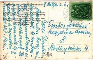 1938 Árpád-házi Szent Erzsébet rózsái. A Nemzetközi Karitász Kiállítás tárlatán (Budapest, 1938) / S...