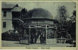 Csíz, Csízfürdő, Kúpele Cíz; pavilon / pavilion, spa (EK)