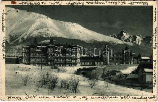 1930 Újtátrafüred, Neu-Schmecks, Novy Smokovec (Magas-Tátra, Vysoké Tatry); télen / in winter (EB)