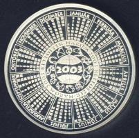 2003. "Honvédelmi Minisztérium - Naptár" ffém emlékérem T:PP