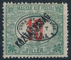 Debrecen I. 1919 Portó/Köztársaság 10f Bodor vizsgálójellel (10.000)