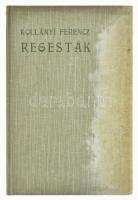 Kollányi Ferencz: Regesták A római és parmai levéltárakból Bp., 1905. Ny. Athenaeum. 68 l. Kiadói, egészvászon kötésben. Egészvászon kötésben, a borítón kopással