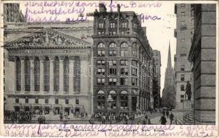 1906 New York, Stock Exchabge and Wall street