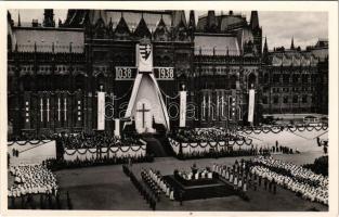 1938 Budapest V. Parlament, Országház. Szent István Jubileumi Év 1038-1938