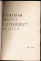 1974 Komárom Megyei Honismereti Füzetek 1974. 1. szám. [Tatabánya,] 1974., Komárom megyei Múzeumok I...