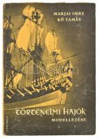 Marjai Imre - Kő Tamás: Történelmi hajók modellezése. Bp., 1966, Táncsics. Mellékletekkel. Kiadói kissé kopott egészvászon kötés.