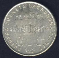 Svédország 1959. 5K Ag "Az Alkotmány 150. évfordulója" T:2