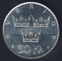 Svédország 1975. 50Kr Ag "Alkotmány reform" T:BU