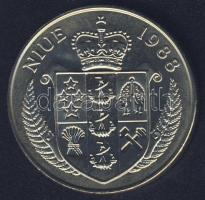 Niue 1988. 5$ "J.F. Kennedy" T:BU Díszdobozban, tanúsítvánnyal!