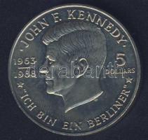 Niue 1988. 5$ "J.F. Kennedy" T:BU Díszdobozban!