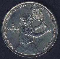 Niue 1987. 5$ "Steffi Graf" T:BU Díszdobozban!