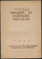 Tokaj városkép és műemléki vizsgálata. Kézirat gyanánt. Bp., 1951., Múzeumok és Műemlékek Országos Központja, 6+3+1+2+7+1+6+3+1+6+4 p. Kiadói papírkötés. + Dr. Hoffer András: Tokaj. DEDIKÁLT! hn.,én., nyn.,8 p.