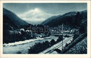 1939 Rahó, Rachov, Rahiv, Rakhiv; Terebesi Fehérpatak, vasút, híd / river, railway, bridge