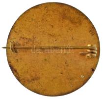 Osztrák-Magyar Monarchia 1915. "Éljen a Győzelem 1915" zománcozott fém patrióta jelvény, a...