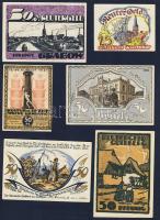 Német Birodalom/Weimari Köztársaság 1921. kis "Reutergeld" gyüjtemény 82 klf db T:I (többség),I-