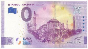 Törökország 2020. 0E "Istanbul - Ayasofya (Hagia Sophia)" szuvenír bankjegy T:UNC  Turkey 2020. 0 Euro "Istanbul - Ayasofya (Hagia Sophia)" souvenir banknote C:UNC