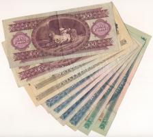 1968-1980. 10Ft-100Ft (10x) T:F többnyire szép papírral