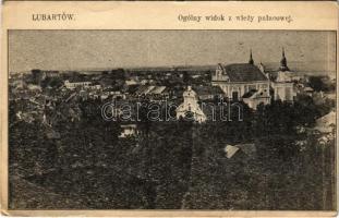 1918 Lubartów, Ogólny widok z wiezy palacowej / general view