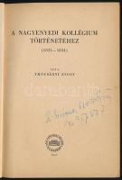 Trócsányi Zsolt: A nagyenyedi kollégium történetéhez 1831-1841. Irodalomtörténeti Füzetek 9. sz. Bp....