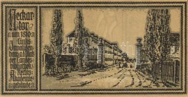 Német Birodalom / Weimari Köztársaság / Stuttgart 1922. 50Pf (12x) 12 klf db, teljes sor T:I