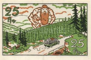 Német Birodalom / Weimari Köztársaság / Braunschweig 1922. 25Pf + 75Pf + 1,60M 3 klf db, teljes sor ...