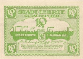 Német Birodalom / Weimari Köztársaság / Lehrte 1921. 5Pf + 10Pf + 25Pf + 50Pf 4 klf db, teljes sor T...