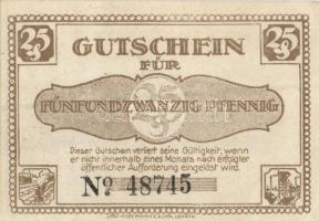 Német Birodalom / Weimari Köztársaság / Lehrte 1921. 5Pf + 10Pf + 25Pf + 50Pf 4 klf db, teljes sor T...