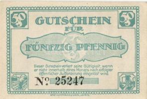 Német Birodalom / Weimari Köztársaság / Lehrte 1921. 5Pf + 10Pf + 25Pf + 50Pf 4 klf db, teljes sor T...