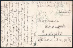 1916 Tábori posta képeslap S.M.S. PANTHER