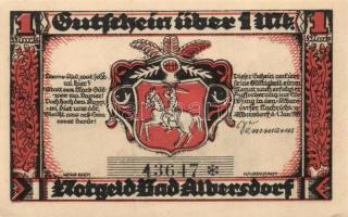 Német Birodalom / Weimari Köztársaság / Albersdorf 1922. 50Pf + 1M + 2M 3 klf db, teljes sor T:I-